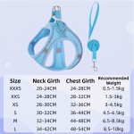 Reflective Breathable Mesh Pet Vest Harness & Leash Set for Dogs & Cats