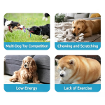 Squeaky Plush Dog Chew Toy for Small Dogs & Puppies