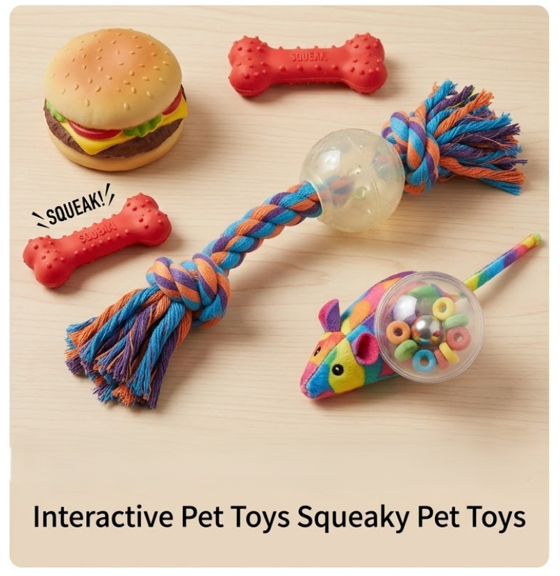 Interactive & Squeaky Pet Toys